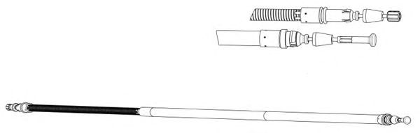 Трос, стояночная тормозная система FA02266