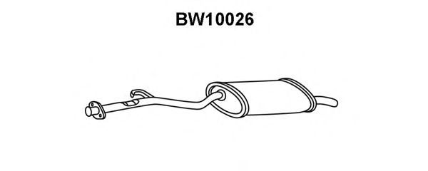 Silenziatore posteriore BW10026