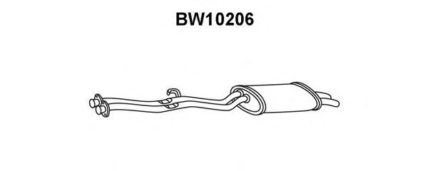 Silenziatore posteriore BW10206
