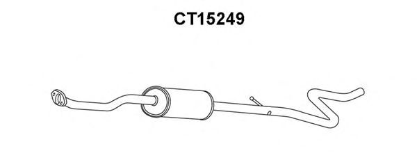 Front Silencer CT15249