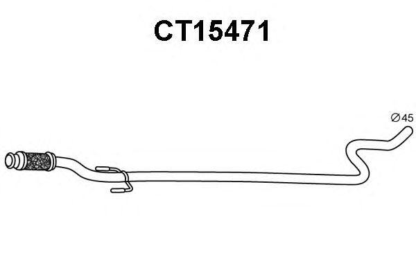 Eksosrør CT15471
