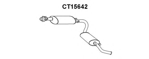 Silenciador posterior CT15642