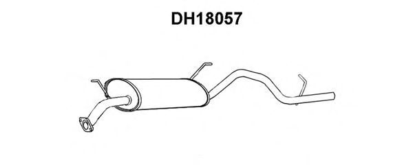 Silenciador posterior DH18057