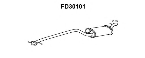 Silenciador posterior FD30101