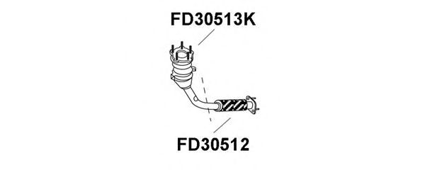 Reparatieset, katalysator FD30512