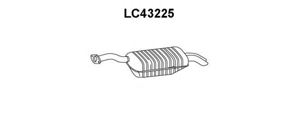 Silenciador posterior LC43225