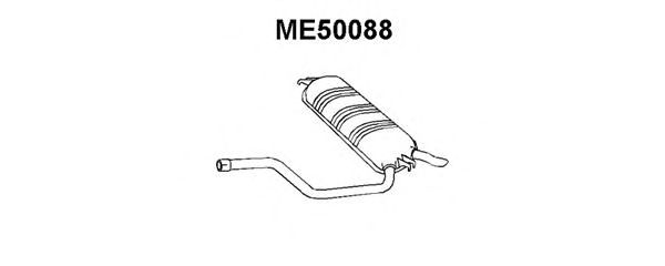 Глушитель выхлопных газов конечный ME50088