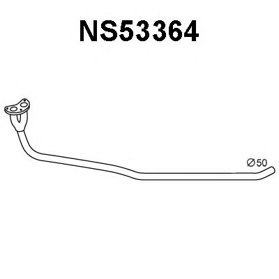 Tubo de escape NS53364