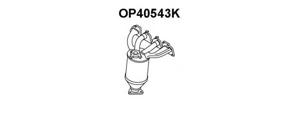 Catalyseur en coude OP40543K