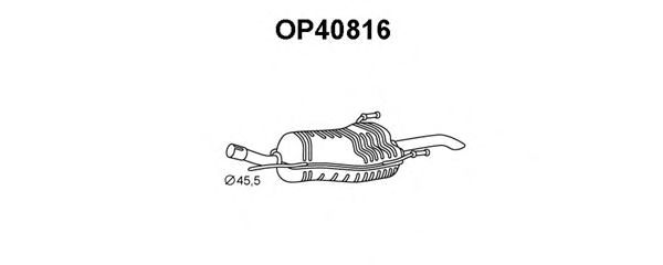 Silenciador posterior OP40816