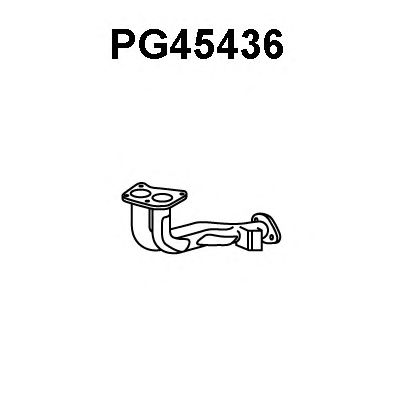 Труба выхлопного газа PG45436