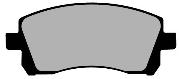 Комплект тормозных колодок, дисковый тормоз PA1316
