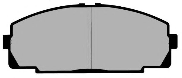 Комплект тормозных колодок, дисковый тормоз PA1414