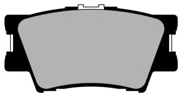 Комплект тормозных колодок, дисковый тормоз PA1748