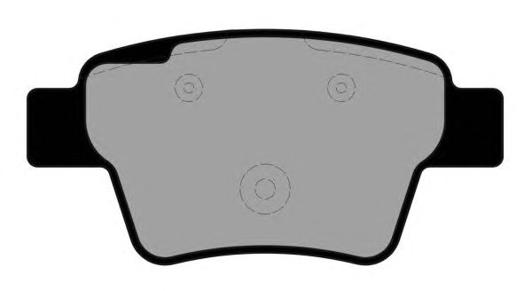 Комплект тормозных колодок, дисковый тормоз PA1814