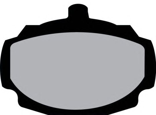 Комплект тормозных колодок, дисковый тормоз PA200