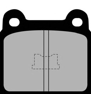 Комплект тормозных колодок, дисковый тормоз PA305