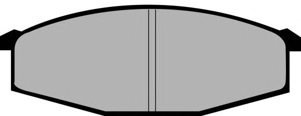 Комплект тормозных колодок, дисковый тормоз PA360