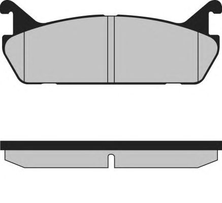 Комплект тормозных колодок, дисковый тормоз PA764