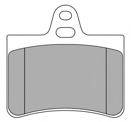 Комплект тормозных колодок, дисковый тормоз FBP-1194