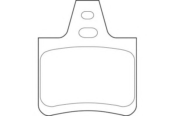 Комплект тормозных колодок, дисковый тормоз WBP20162A