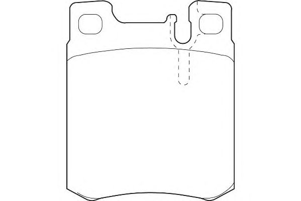 Комплект тормозных колодок, дисковый тормоз WBP21305A