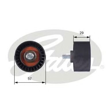 Deflection/Guide Pulley, timing belt T42060