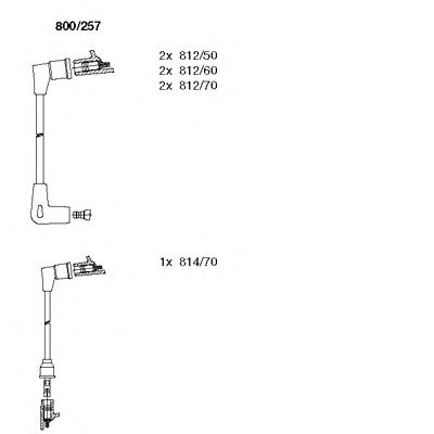 Ignition Cable Kit 800/257
