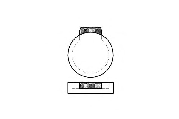 Комплект тормозных колодок, дисковый тормоз 0087.00