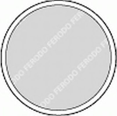 Комплект тормозных колодок, дисковый тормоз FDB58