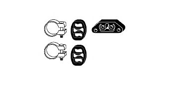 Mounting Kit, exhaust system 82 32 3036