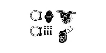 Mounting Kit, exhaust system 82 22 4815
