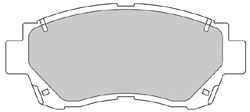 Комплект тормозных колодок, дисковый тормоз 6539