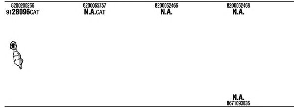 Avgassystem REH16491