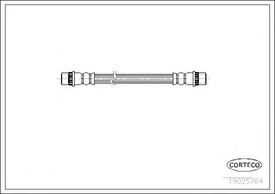 Tubo flexible de frenos 19025764
