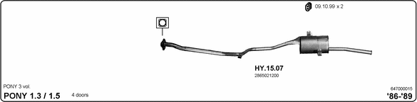 Exhaust System 647000015