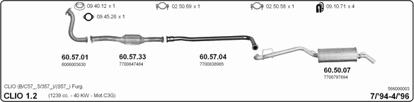 Exhaust System 566000003