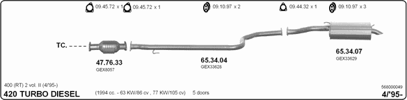Exhaust System 568000049