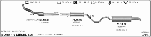 Exhaust System 587000019