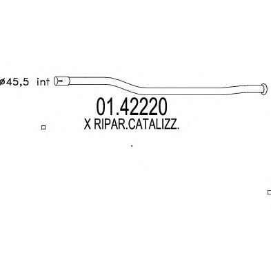 Exhaust Pipe 01.42220