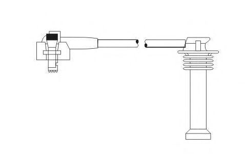 Комплект проводов зажигания PS 6719