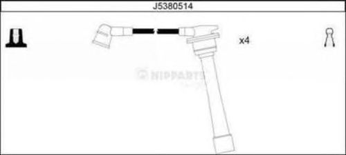 Комплект проводов зажигания J5380514