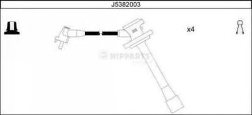 Комплект проводов зажигания J5382003