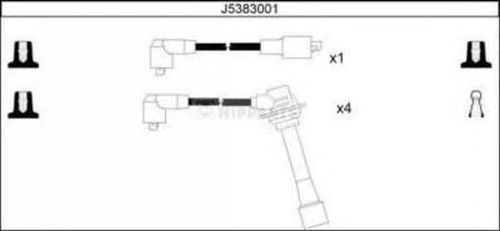 Комплект проводов зажигания J5383001
