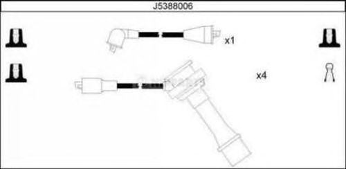Комплект проводов зажигания J5388006