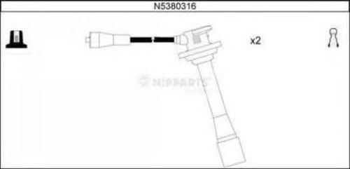 Комплект проводов зажигания N5380316