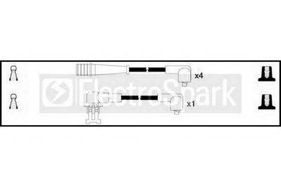 Комплект проводов зажигания OEK071