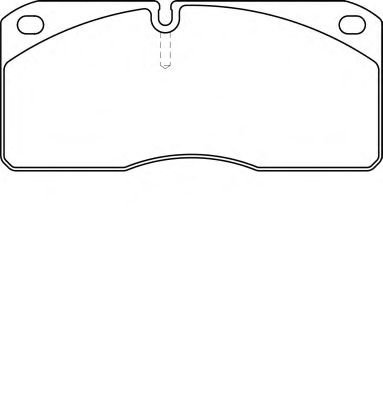 Brake Pad Set, disc brake CVP019