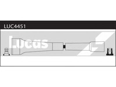 Комплект проводов зажигания LUC4451