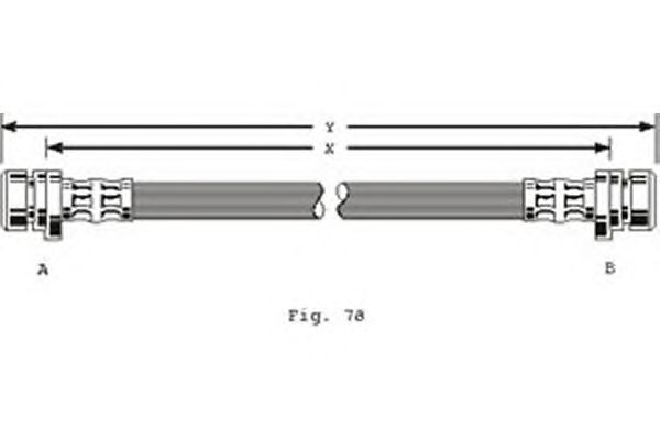 Tubo flexible de frenos 9001258